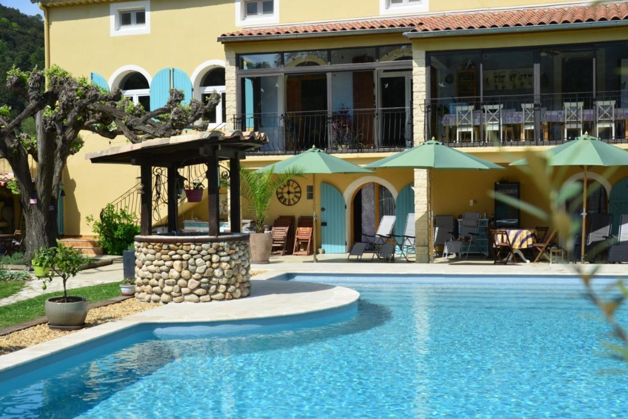 Au Grand Bonheur Besseges Exterior foto